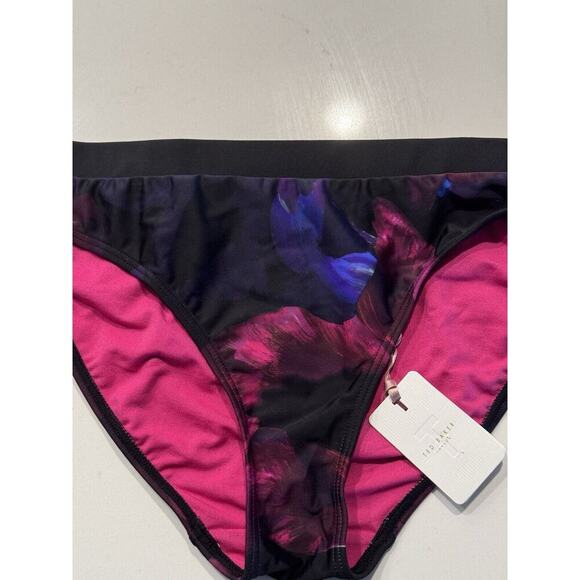 Ted Baker Size 4 Imajo Impressionist Multi Color Bikini Bottom Modern Resort - Picture 3 of 6